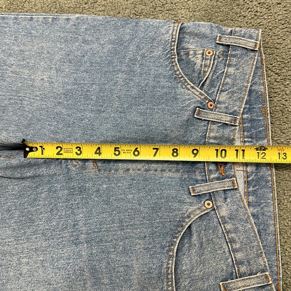 Levi's Vintage Orange Tab 517 Boot Cut Men's Blue Jeans USA made 1980s - Picture 9 of 12